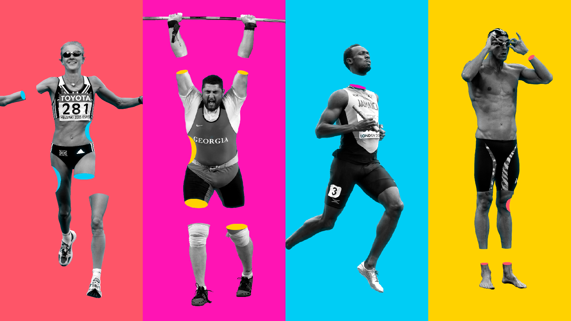 drømmeatleten ud fra sportsgrene og kropstype