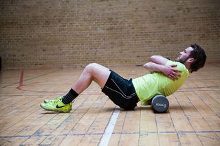 Foamrolling nedre ryg